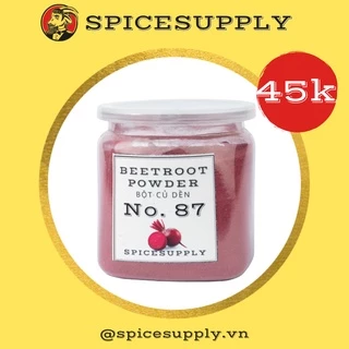 Beetroot Powder - Bột Củ Dền Đỏ SPICESUPPLY Việt Nam Tạo Màu Thực Phẩm Tự Nhiên Nguyên Chất Hũ 90g