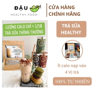 Trà sữa ít Calo 💥 CAO CẤP 💥 Trà Sữa Healthy Vị Phúc Long Kèm Trân Châu Siêu ngon, ít calo không sợ tăng cân