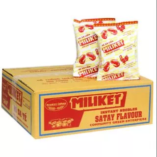 Thùng 30 Gói Mì Sa Tế Giấy Miliket (65g * 30 gói)