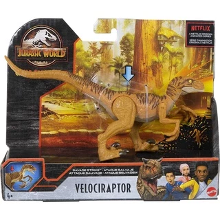 Jurassic World Velociraptor - Claw Slash Savage Strike Dinosaur Action Figure HBX32 Mô Hình Khủng Long Trong Phim jurassic Worldvelociraptor - claw slash slash strike dinosaur hbx32