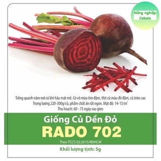 Hạt Giống Củ Dền Ngọt Thanh, Thơm Ngon 5gr