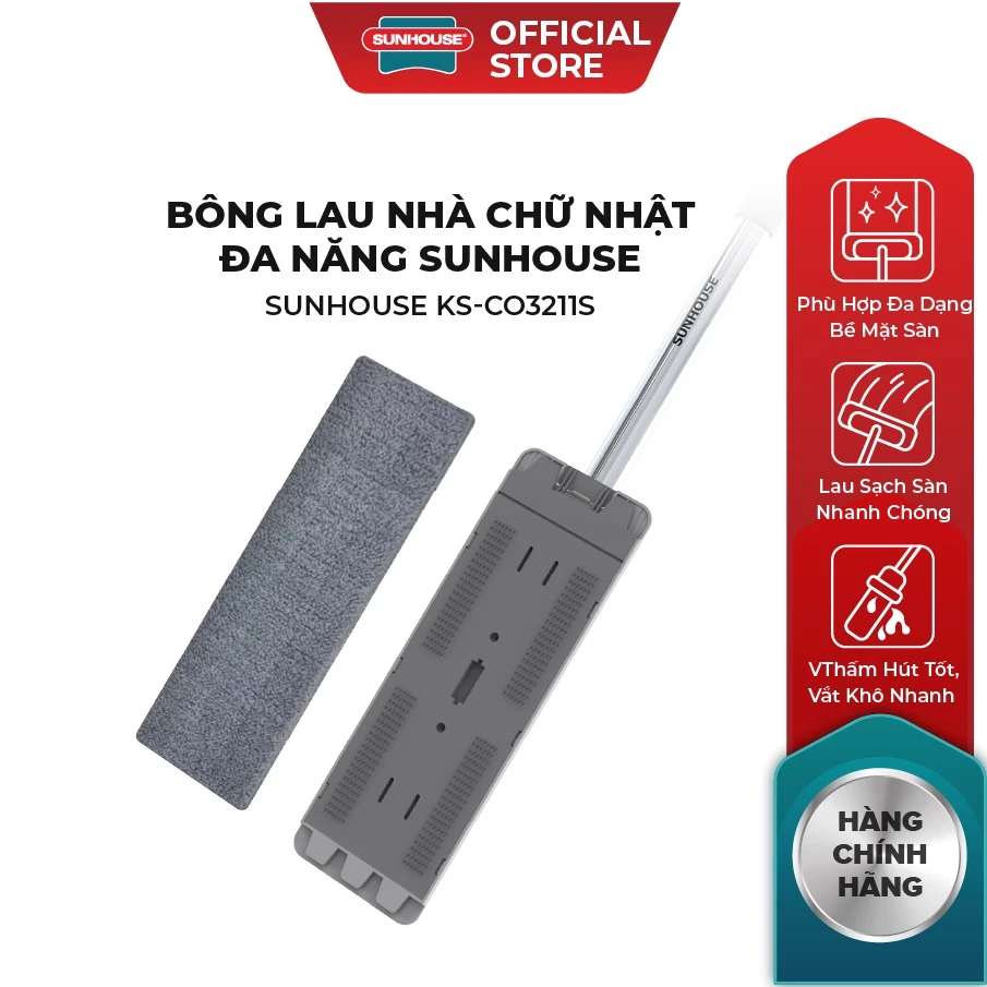 Bông lau nhà đa năng SUNHOUSE KS-CO3211S