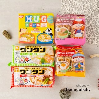 [SALE XẢ KHO][Đồ ăn dặm cho bé] Mì Nhật Ăn Liền Mug(mỳ Nissin trẻ em)/ Mỳ Tokyo ramen / Nui - Mì chú hề Anpanman cho bé