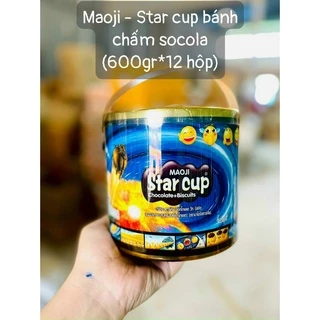 Bánh Quy socola viên Star Cup Thái Lan 600gr ăn là nghiền rẻ vô địch