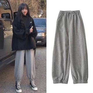 Quần Jogger Nữ Dài Ống Rộng Có Bo SIMPLE Ulzzang (ẢNH THẬT)