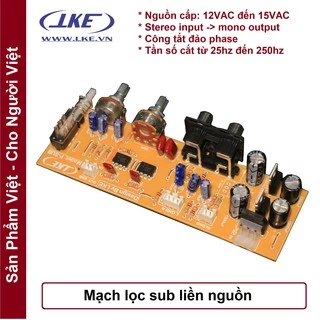 Mạch lọc sub liền nguồn LKE