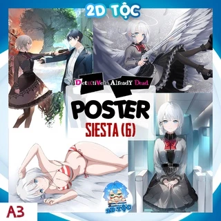 POSTER A3 SIESTA (6) ANIME MANGA THÁM TỬ ĐÃ CHẾT - 2D TỘC SHOP