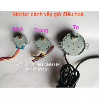 Motor chậm đảo gió điều hoà đa năng - Mô tơ cánh vẫy quạt máy lạnh điều hòa