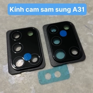 Bộ kính camera samsung A31 - kính và vành