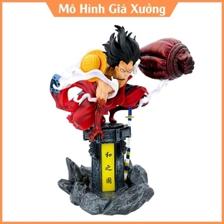 Mô hình One Piece Luffy gear 4  snake man Cao 31cm hàng cao cấp siêu đẹp  , figure mô hình anmie one piece luffy