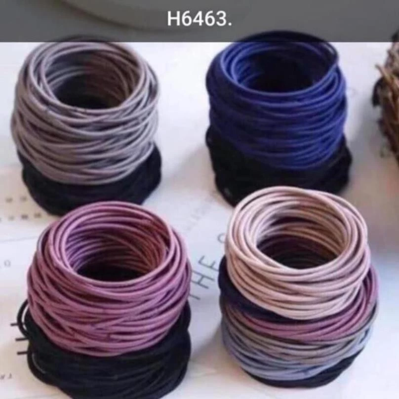 Túi 100 dây buộc tóc cho mẹ và bé