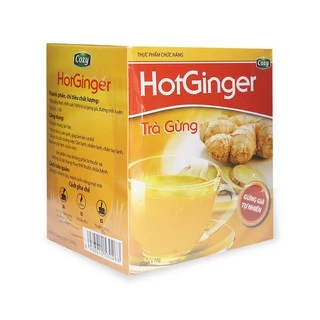 Trà gừng hòa tan Hot Ginger Cozy 200g (20 túi x 10g/gói) - Tăng cường hệ miễn dịch, giảm ho- CRICKET