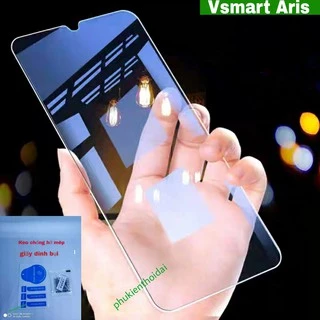 Cường lực Vsmart Aris trong suốt loại tốt 9H / 2.5D  ( tặng keo mép )