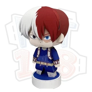 Mô hình giấy Anime Chibi Todoroki Shouto ver 2 – My Hero Academia