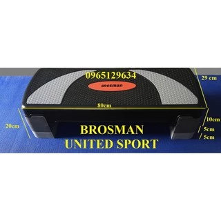 BỤC NHẢY AEROBIC 80CM BROSMAN NHẬP KHẨU