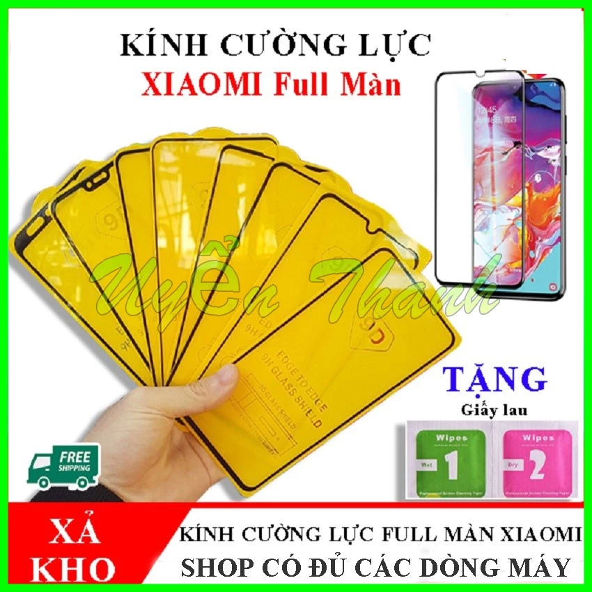 Cường Lực FULL MÀN Xiaomi Redmi Poco C40 X3 X4 X5 X6 F2 F3 F4 F5 M3 M4 M5 M6 Pro GT