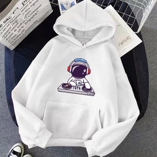 Áo Hoodie nam nữ in hình Phi Hành Gia cực đẹp, chất nỉ dày dặn, hợp làm áo cặp William - DS164