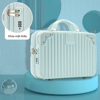 Vali đựng mỹ phẩm 14/ 16 inch có khóa mật khẩu tiện lợi tùy chọn màu sắc