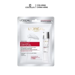 Mặt Nạ Dưỡng Chất Pha Lê Trắng Sáng Revitalift Crystal MicroEssence Treatment Mask L'Oreal Paris 25g