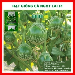 Hạt giống cà ghém cà ngọt lai F1 giòn ngon - rau củ quả trồng chậu, sân vườn ngon giòn ngọt nảy mầm cao 0.2gr RADO 525