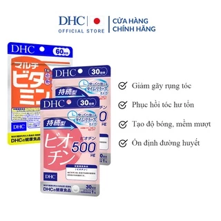 Combo TPBVSK DHC Sustained Release Biotin 30 Ngày + MULTI VITAMINS (NEW) 60 Ngày (Combo DHC Vitamin tổng hợp & Biotin)