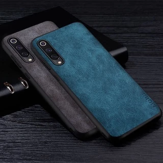 Ốp điện thoại PU Leathe cao cấp cho Xiaomi Mi 9 8 10 Lite SE Vỏ màu trơn chống trầy xước cho Ốp lưng Xiaomi Mi 10 Pro Ultra