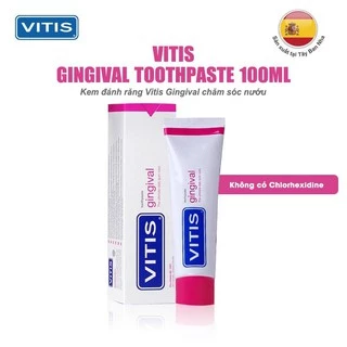 Kem đánh răng hằng ngày, chăm sóc nướu răng Vitis Gingival 100ml an toàn cho cả phụ nữ mang thai