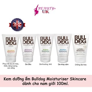 Kem dưỡng ẩm Bulldog Moisturiser Skincare dành cho nam giới 100ml