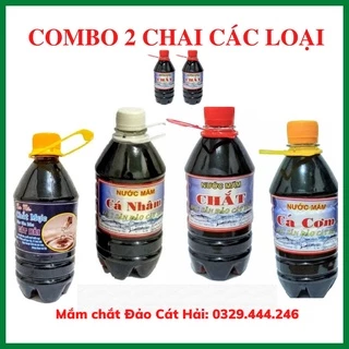 Combo 2 chai Mắm Chắt Cát Hải_loại 0,5 lít