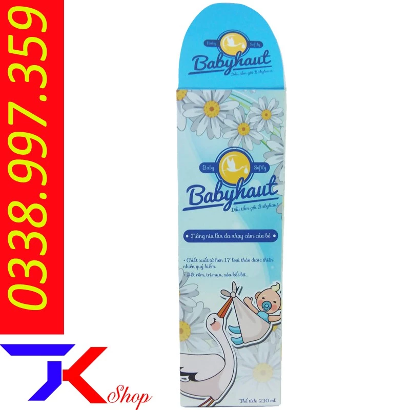 Sữa tắm cho bé  thảo dược Babyhaut 230ml