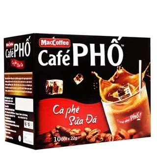 Cà phê hoà tan Phố sữa đá 10 gói /Hộp