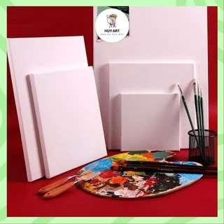 Vải toan Mont Marte vẽ màu acrylic, sơn dầu Úc Signature Single Thick Canvas sơn lót 3 lớp nhiều size - Hoạ cụ Gia Huy