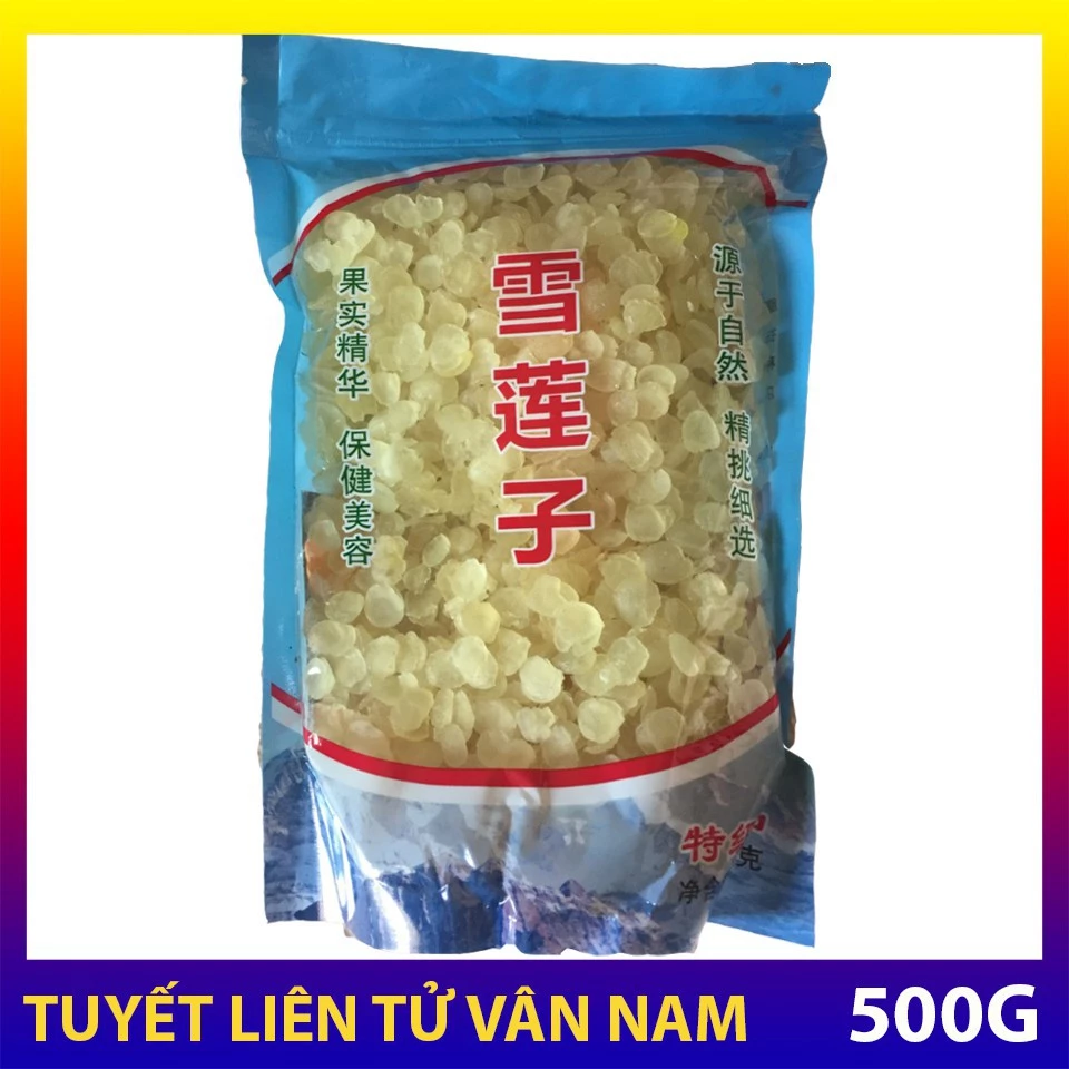 500g Tuyết Liên Tử (Bồ Mễ) Vân Nam hạt dẻo to tròn Loại 1