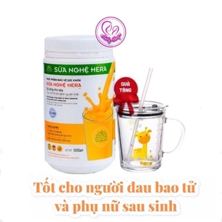 [Chính hãng ] Sữa nghệ Hera hỗ trợ đau dạ dày, bao tử, làm đẹp da + quà ly