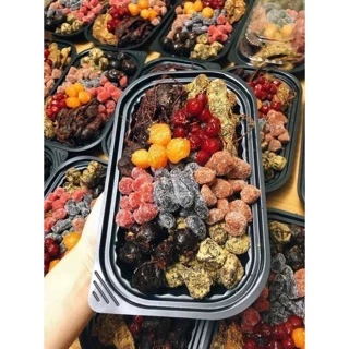 Hộp 500Gr ô mai mix gia truyền 8_9 vị chua ngọt