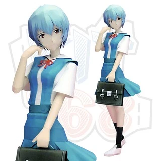 Mô hình giấy Anime Game Ayanami Rei School Girl - Neon Genesis Evangelion