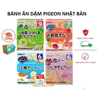[AV] Bánh Ăn Dặm Pigeon Nhật Bản Các Vị Cho Bé Hộp 40g