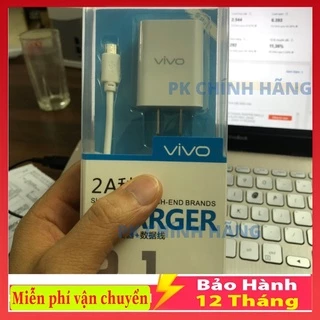 BỘ SẠC NHANH 2A VIVO, củ sạc nhanh, cáp sạc nhanh dùng cho điện thoại Vivo,OPPO, SAMSUNG bảo hành 12 tháng