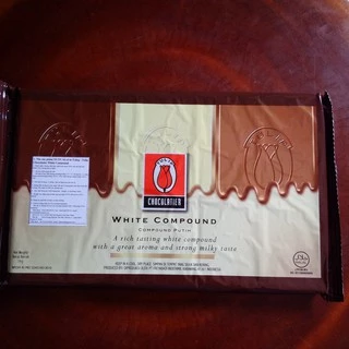 Nguyên liệu làm bánh: Socola trắng-Tulip White Chocolate Compound - 1Kg