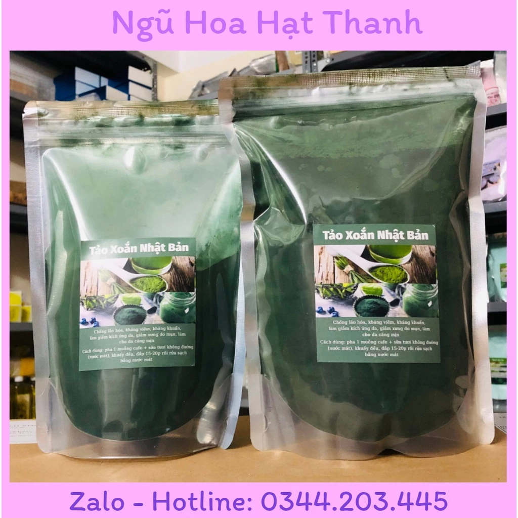 Mặt nạ tảo xoắn nhật bản tăng cường dưỡng chất cho da túi 1kg