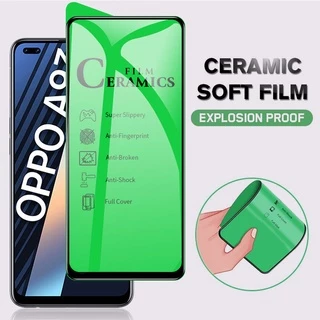 Miếng dán cường lực gốm dẻo mạnh mẽ cho OPPO A3S A5S A15 A15S F7 F9 F11 Pro A7 A12 A52 A92 A31 A33 A53 A5 A9 2020 A1K