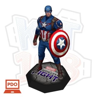 Mô hình giấy Captain America – Marvel