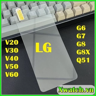 Kính cường lực LG V50, V40, V50s, G8x V30 V40 Q51 V60 G6 G7 G8 trong suốt