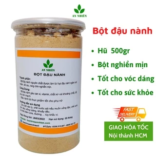 Bột đậu nành ủ mầm rang chín nghiền mịn An Nhiên 500gr