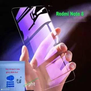 Cường lực Redmi Note 8 / Note 8 Pro / Note 9 / Note 9s / Note 9 Pro / Redmi K40 tím UV chống hại mắt ( tặng keo mép )