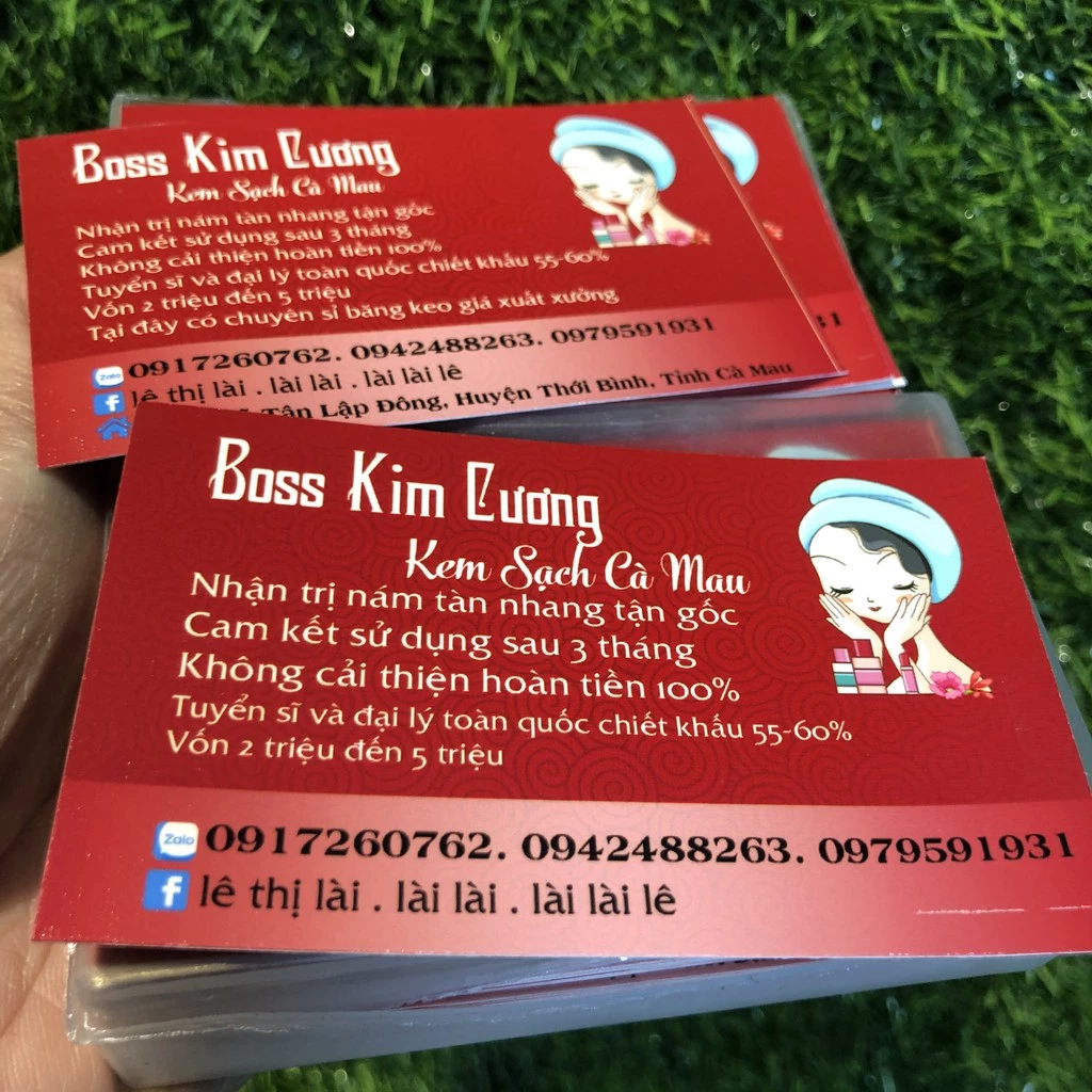 Card visit in theo yêu cầu