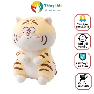 Gấu Bông Hổ Vàng Mập Ú Dễ Thương kích thước 40 60 80 cm - Thingkids