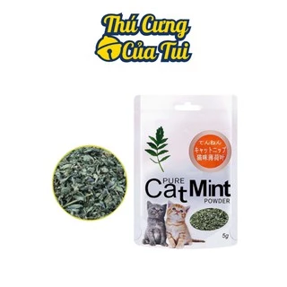 Bột Cỏ Bạc Hà Catnip Cho Mèo Dạng Gói 5g Tiện Dụng - Thú Cưng Của Tui