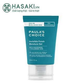 Gel dưỡng ẩm ban đêm cho da mềm mịn Paula's Choice Skin Balancing Invisible Finish Moisture Gel 60ml