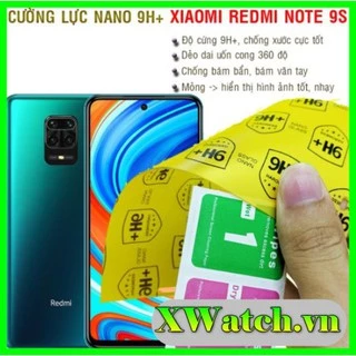 Cường lực dẻo nano Xiaomi Redmi Note 9S, Redmi Note 8/8 pro Mi 11 lite Redmi 10 9 9A 9C 9T Note 10 Mi 11T ...